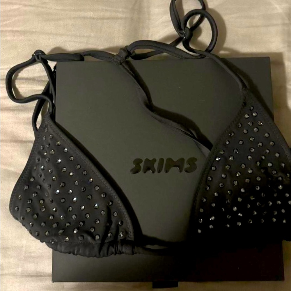 Skims rhinestone bralette